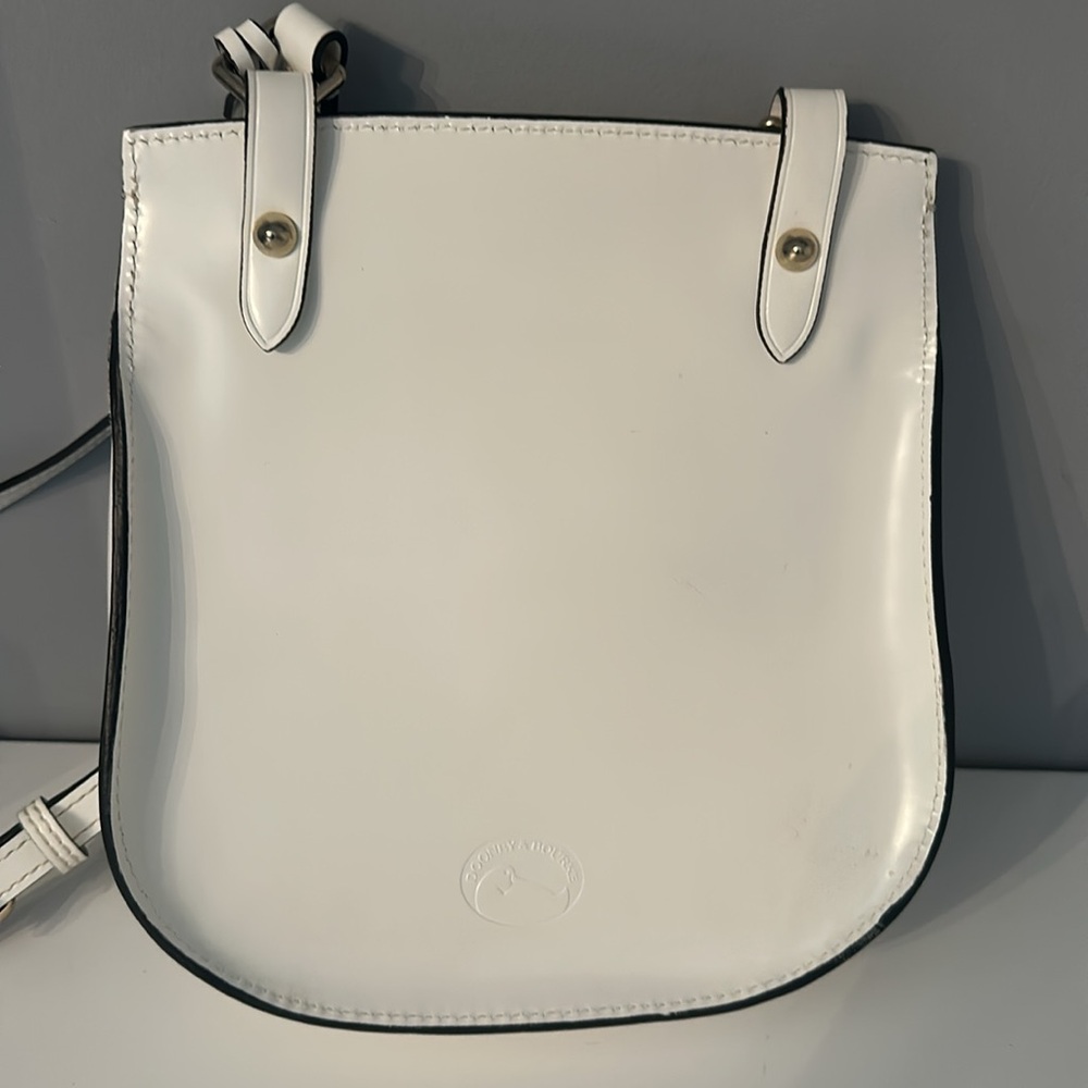 Dooney & Bourke Alto Collection “Happy” Crossbody Saddle Bag - Picture 4 of 5